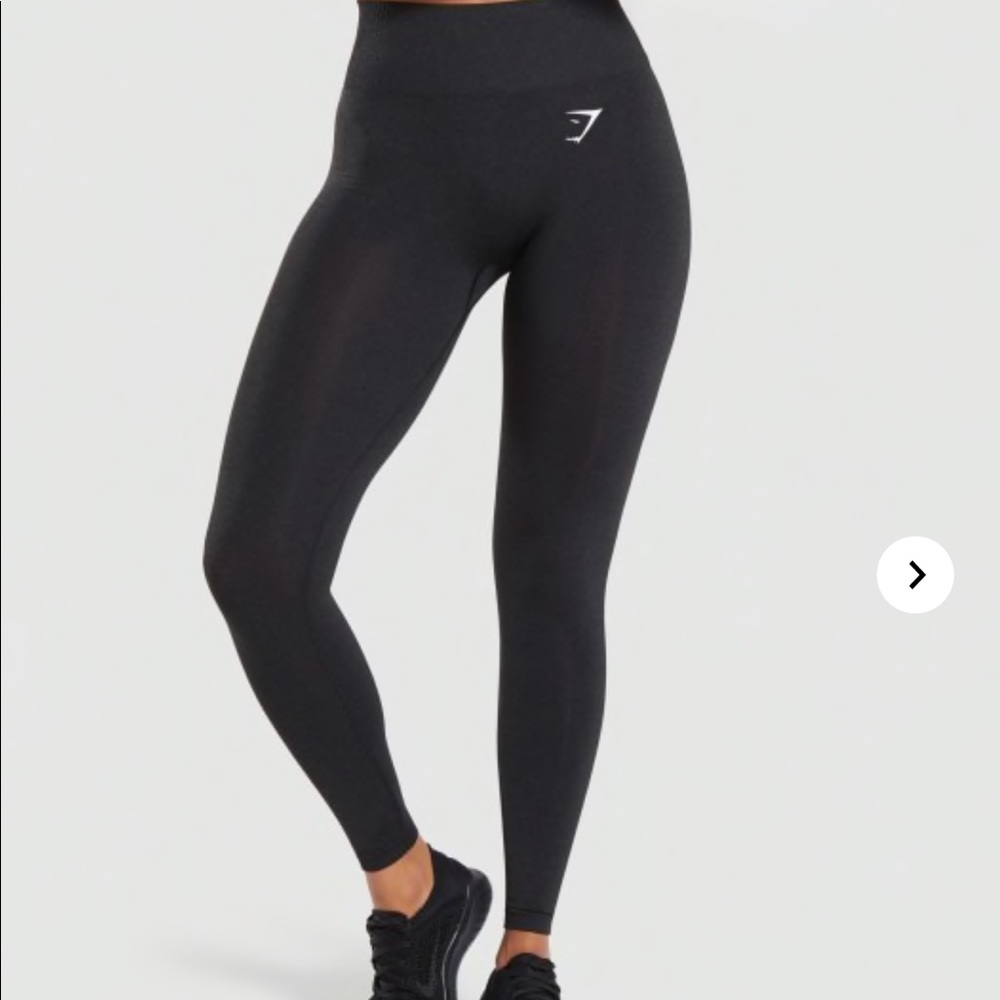 Black seamless Gymshark leggings
